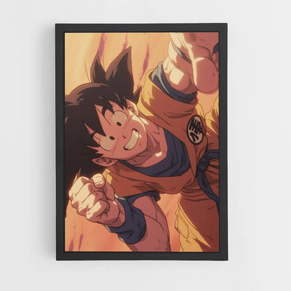 Poster Goku Lächeln