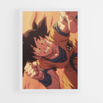 Poster Goku Lächeln