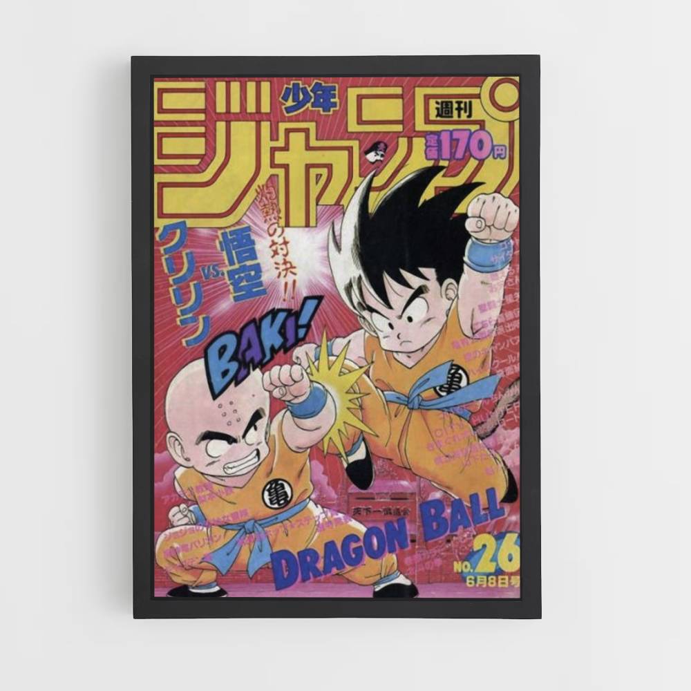 Poster Krillin gegen Goku