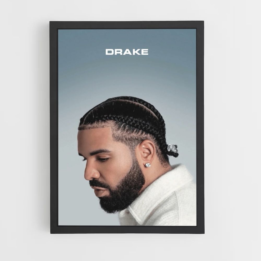 Poster Drake-Porträt