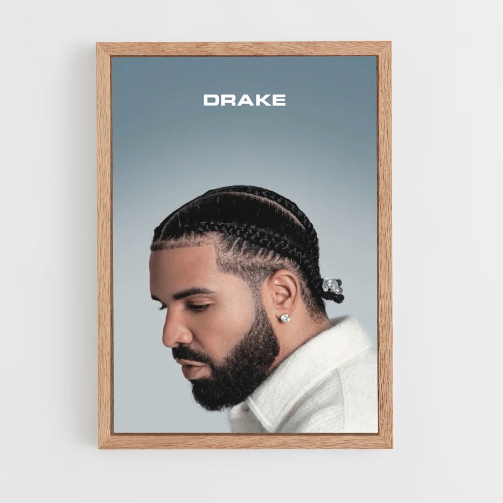 Poster Drake-Porträt