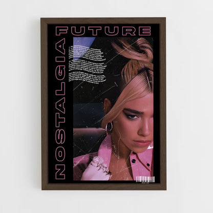 dua-lipa-1 cadre Bois foncé
