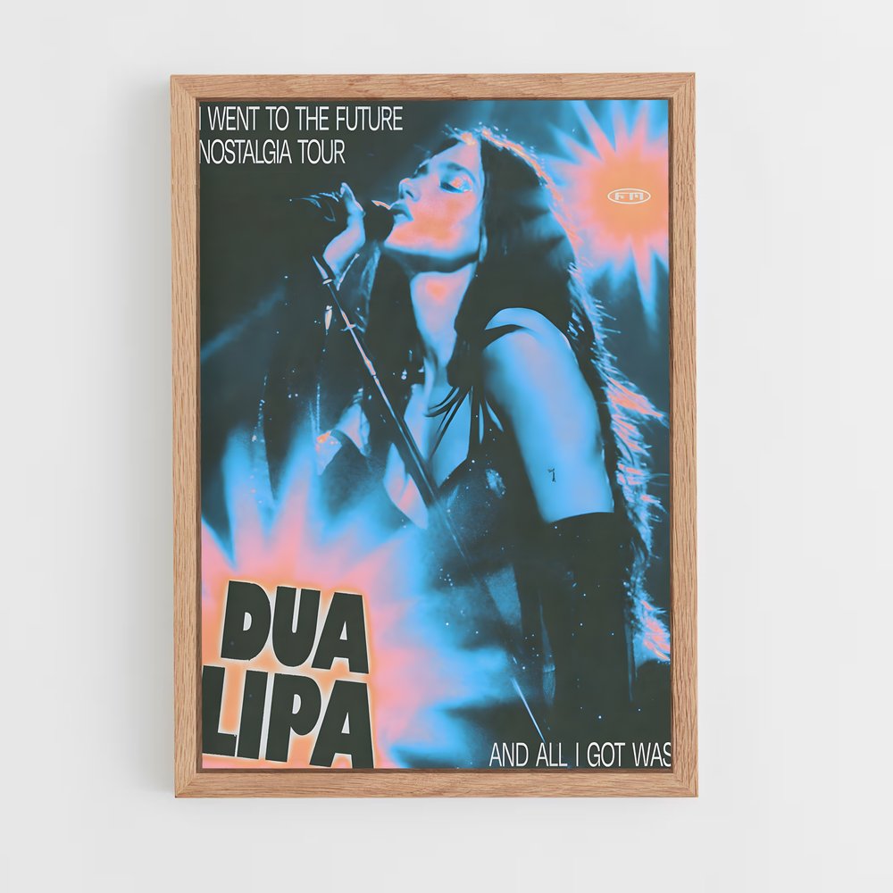 dua-lipa-14 cadre Bois clair