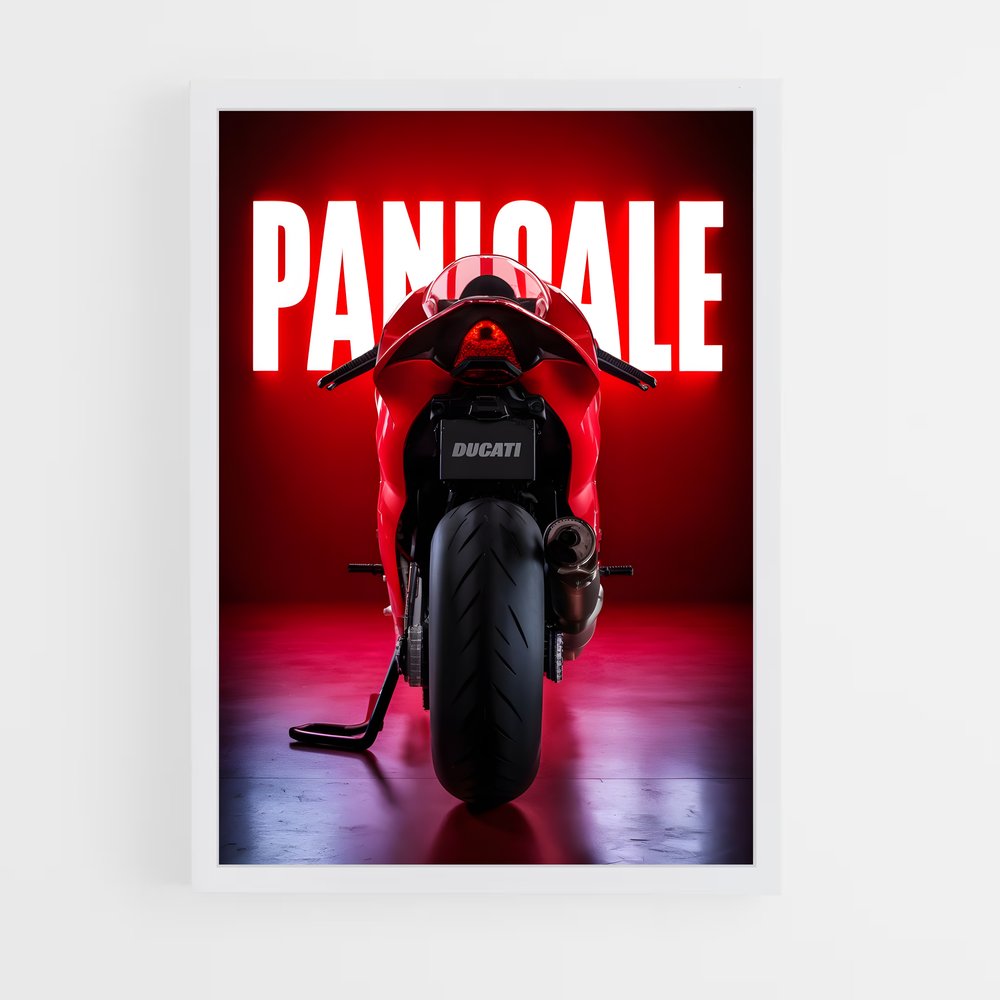 ducati-1 cadre Blanc
