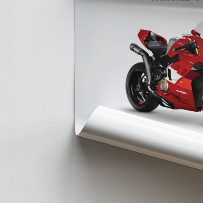 Poster Ducati Panigale V4R Blatt