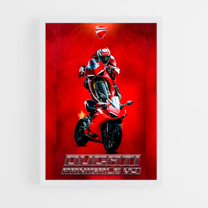 ducati-2 cadre Blanc