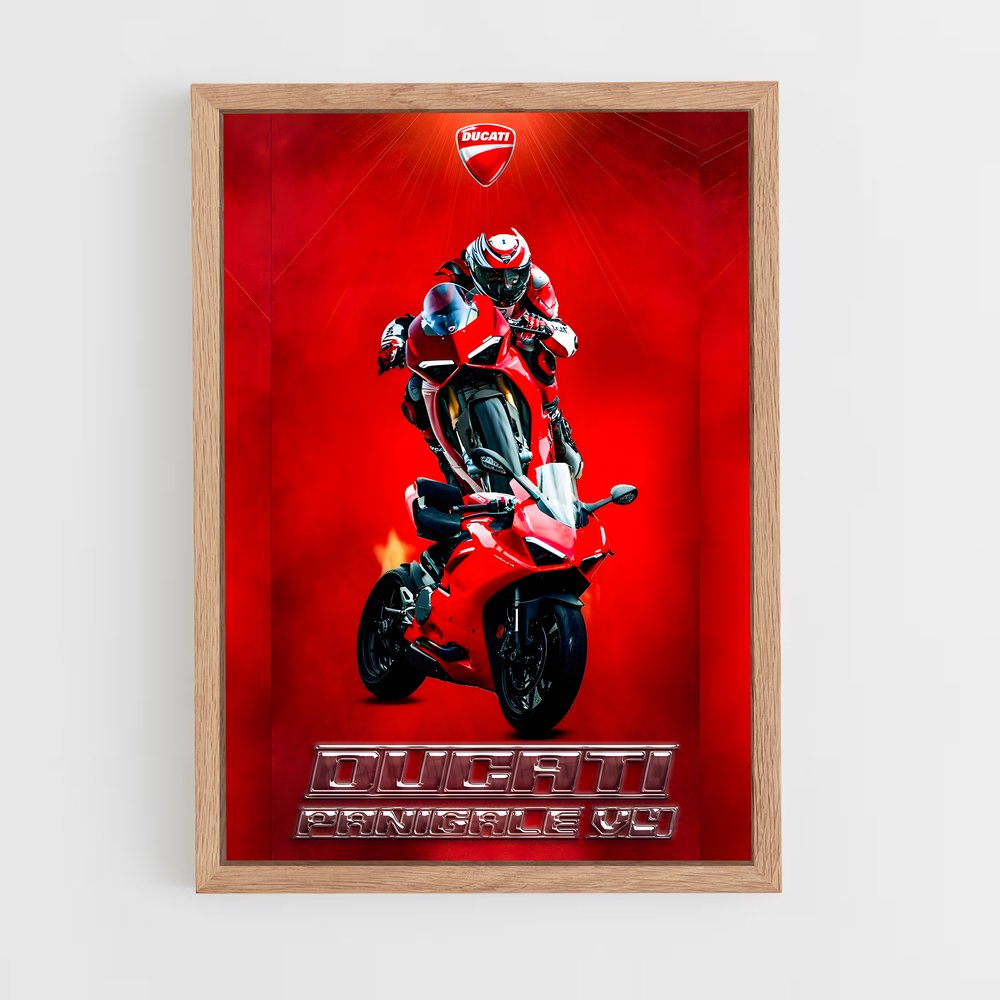 ducati-2 cadre Bois clair