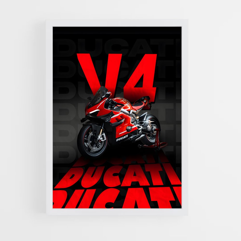 ducati-3 cadre Blanc