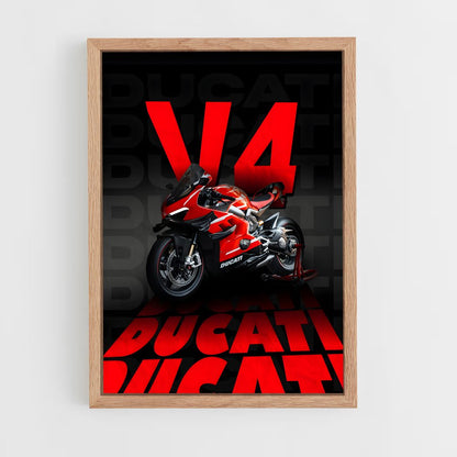 ducati-3 cadre Bois clair
