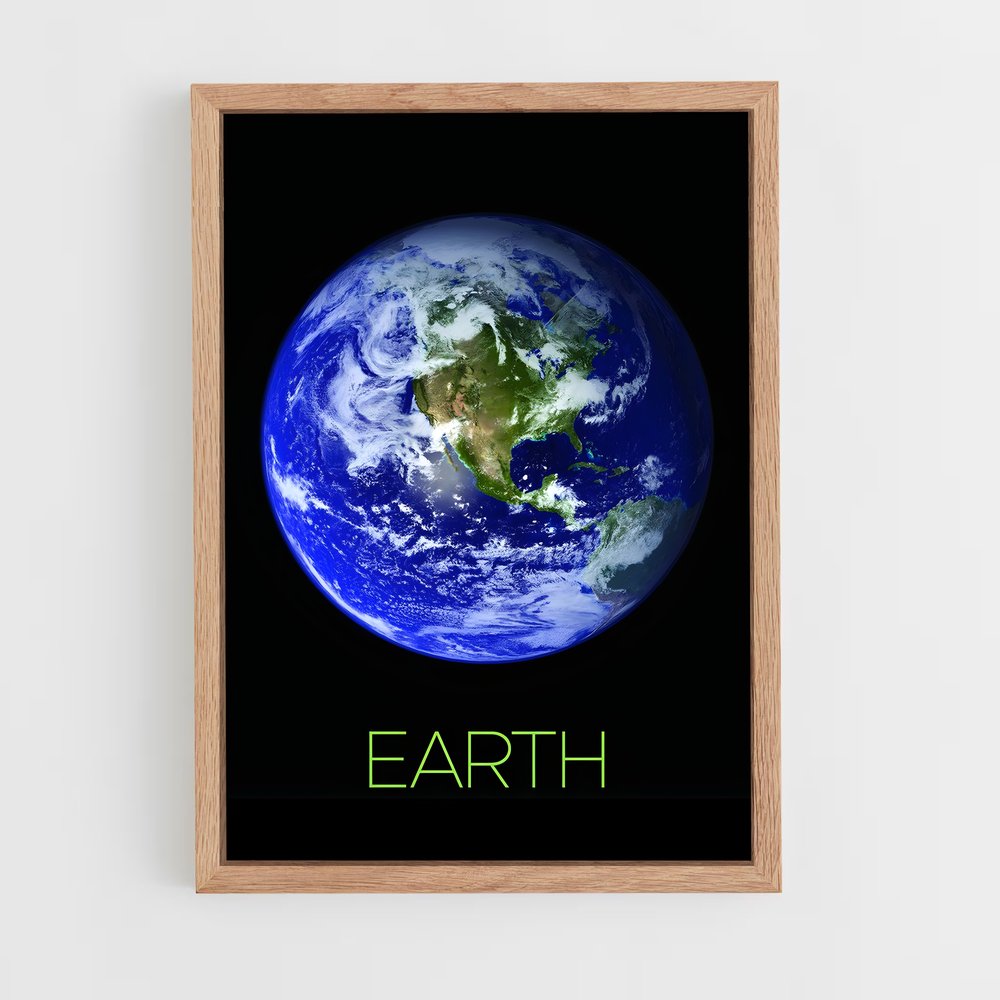 earth-4 cadre Bois clair
