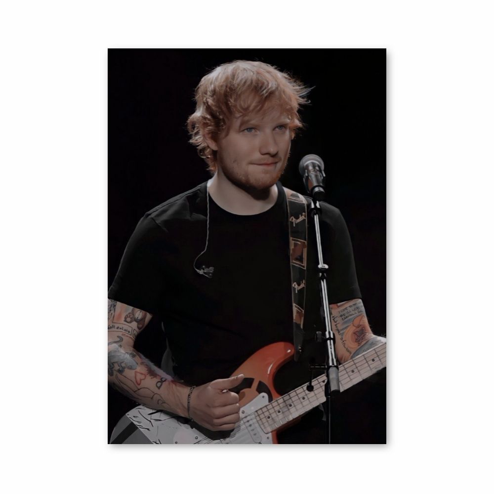 Poster Ed Sheeran Gitarre