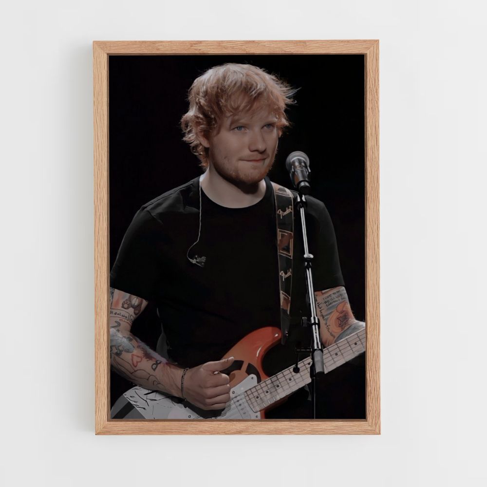 Poster Ed Sheeran Gitarre