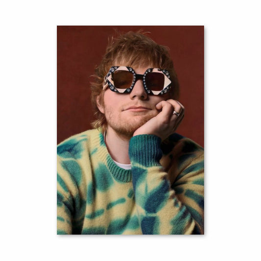 Poster Ed Sheeran Brille