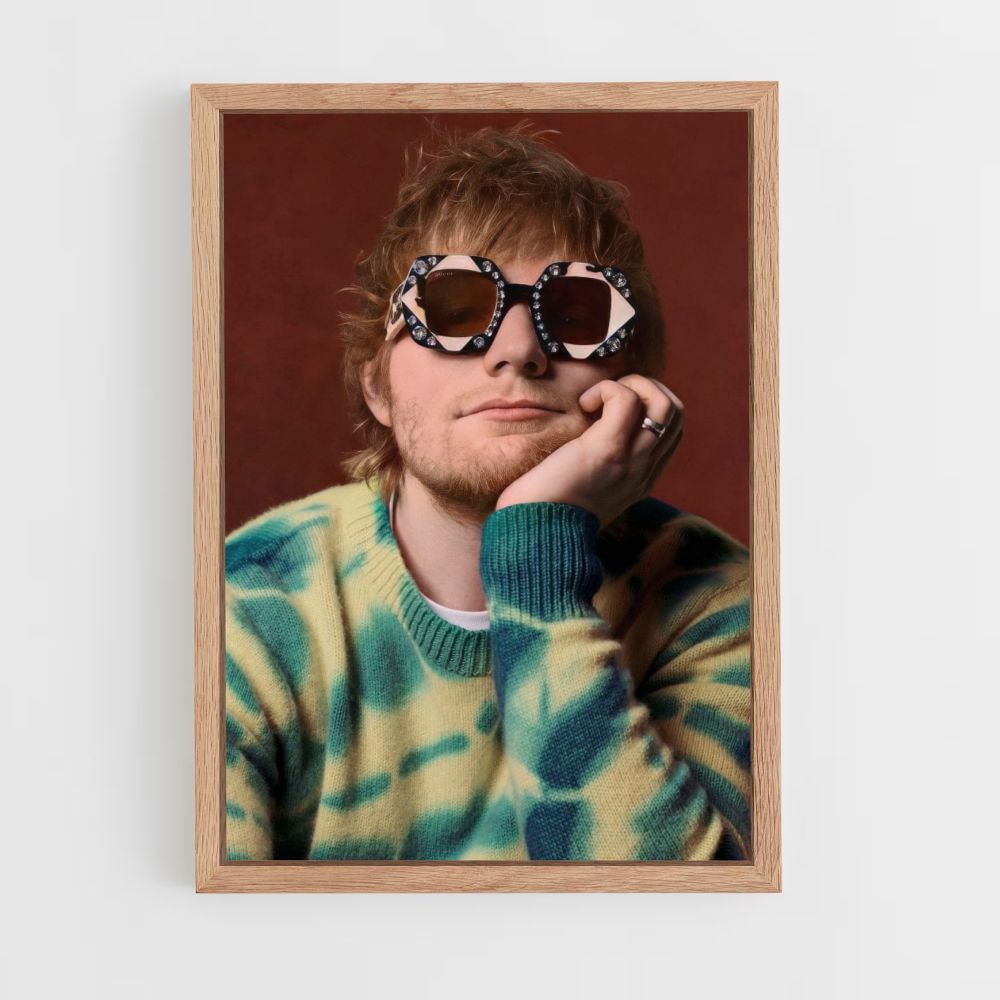 Poster Ed Sheeran Brille