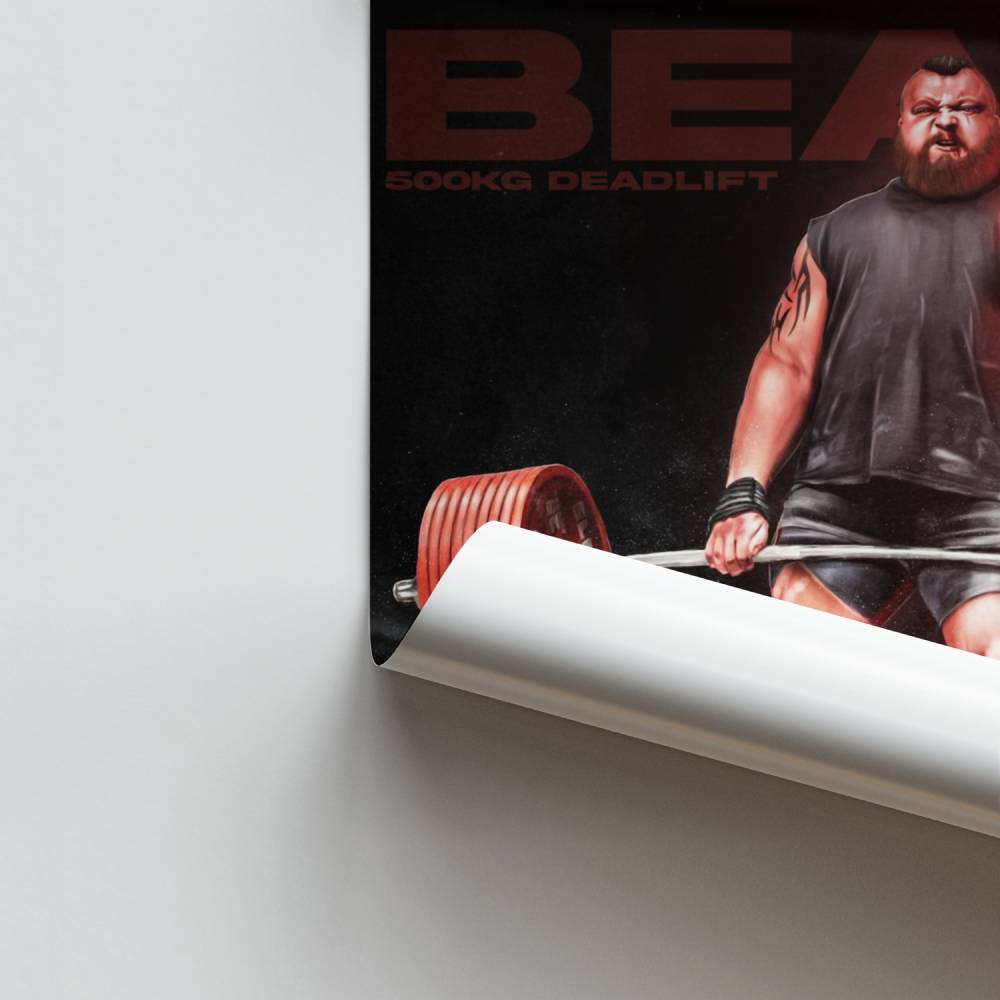 Poster Eddie Hall 500kg