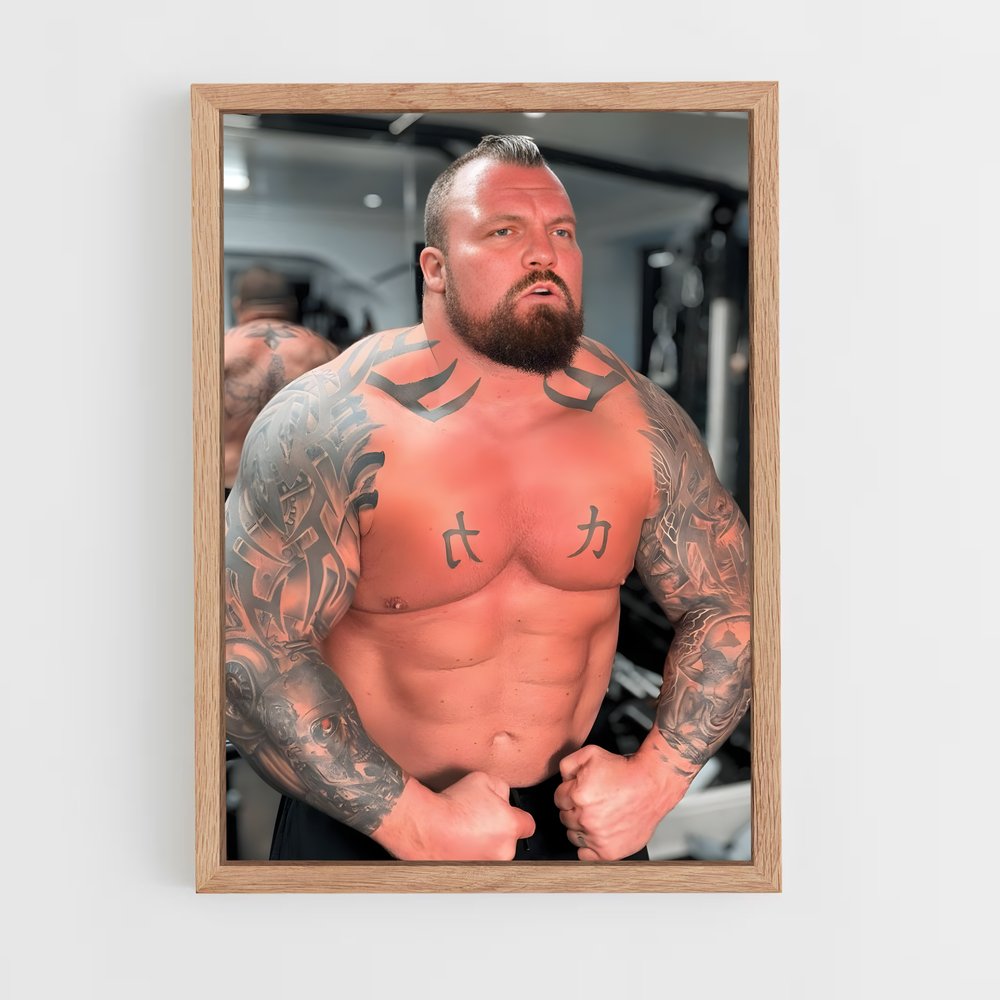 eddie-hall-6 cadre Bois clair