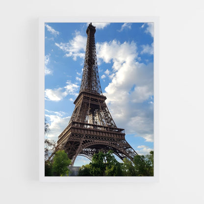 eiffel-tower-1 cadre Blanc