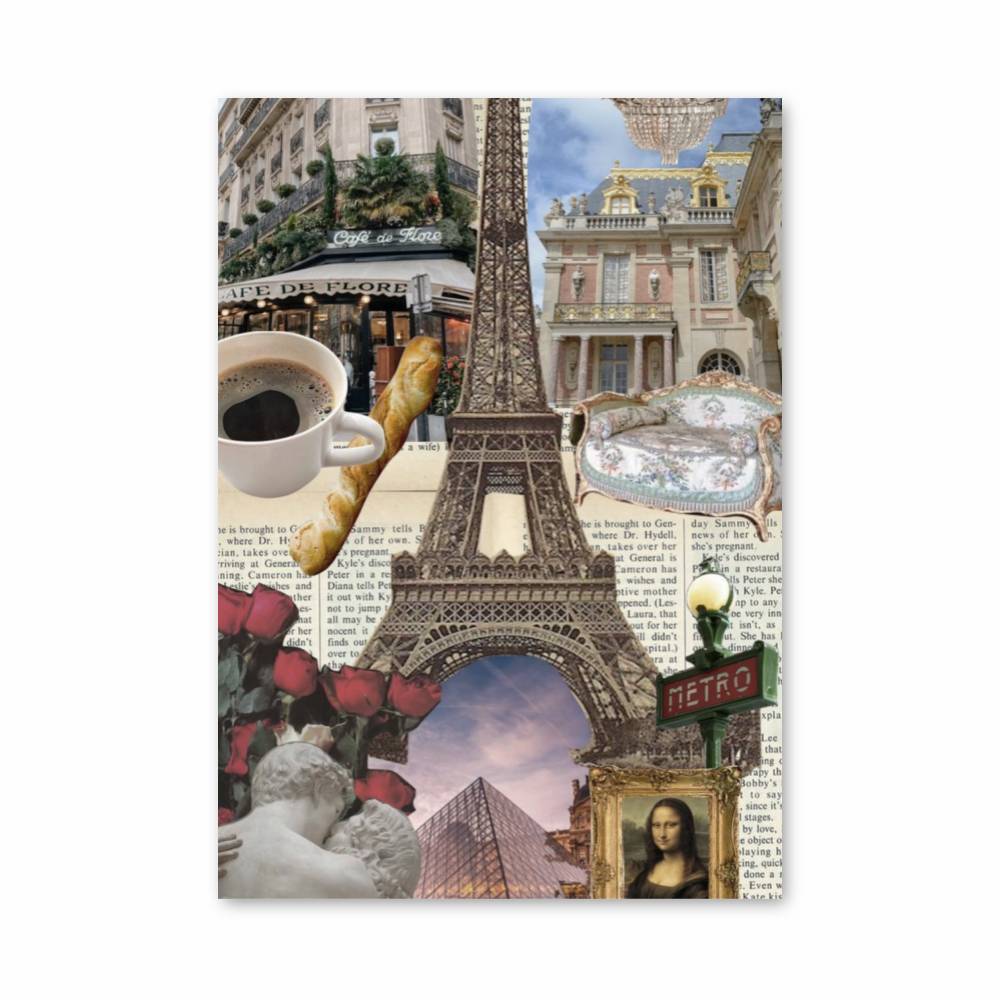 Poster Tour Eiffel Journal