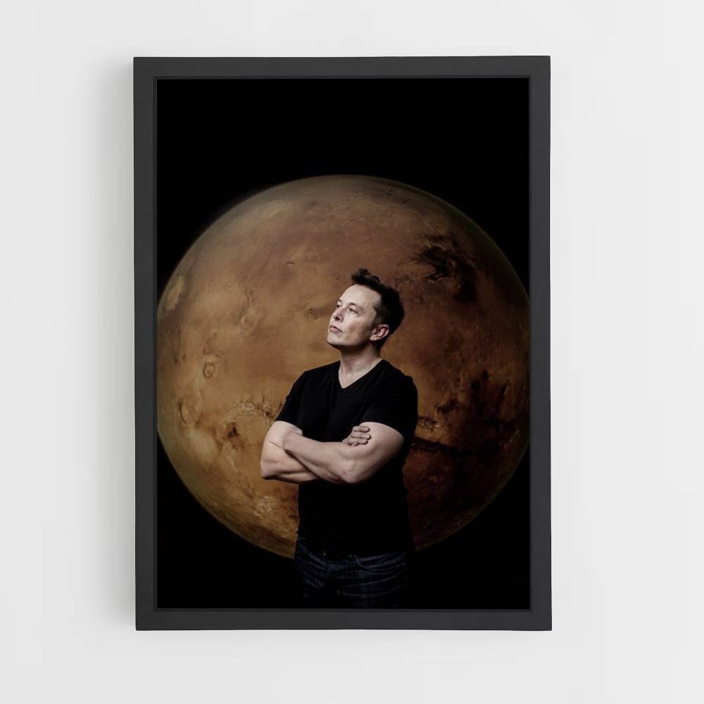 Poster Elon Musk März