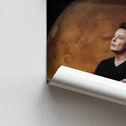 Poster Elon Musk März