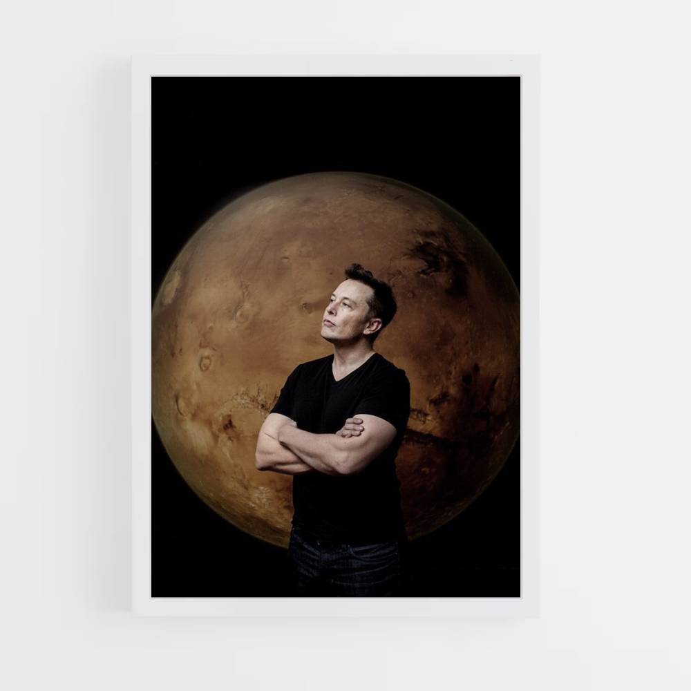 Poster Elon Musk März