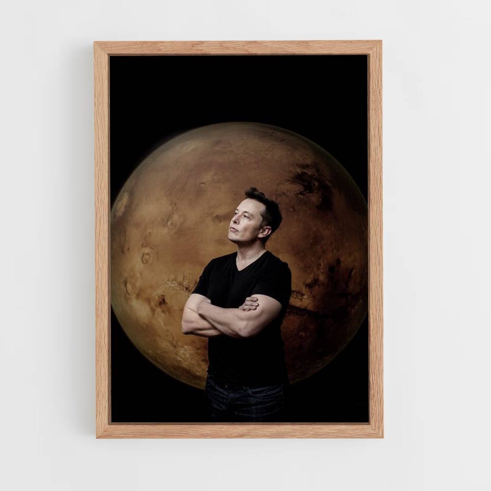 Poster Elon Musk März