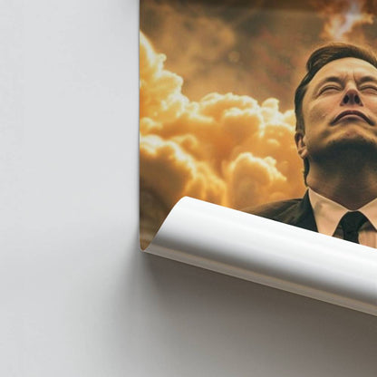 Poster Elon Musk Rocket