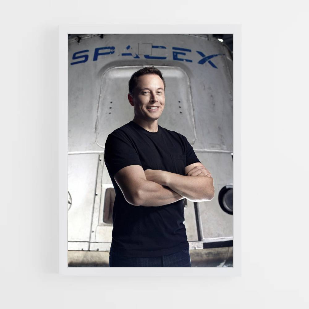 Poster Space X Elon Musk