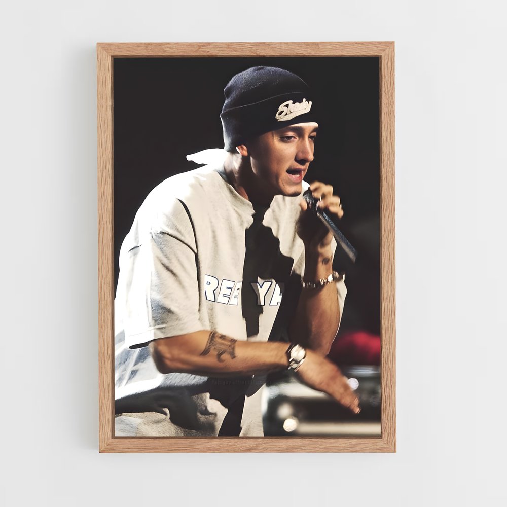 eminem-14 cadre Bois clair