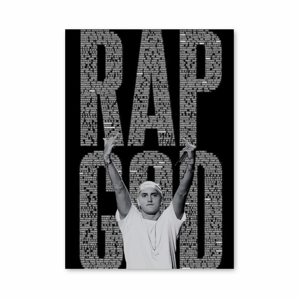 Poster Rap Gott Eminem