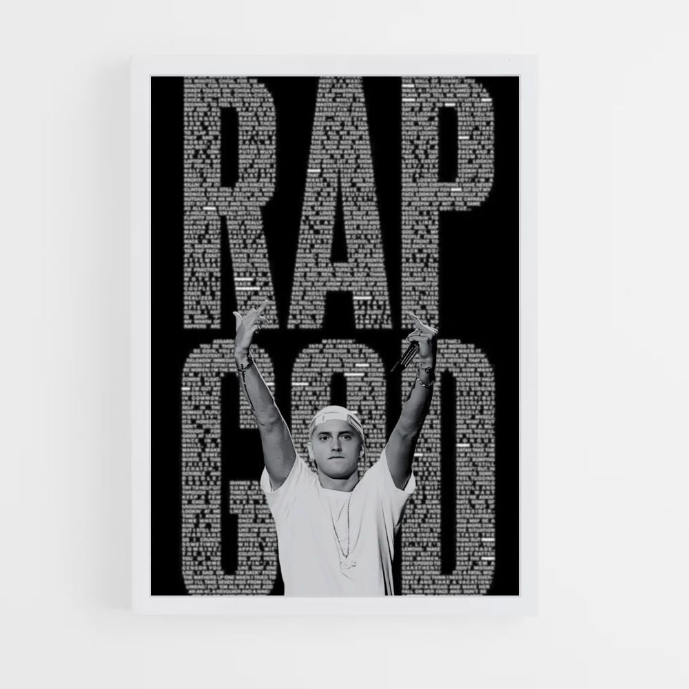 Poster Rap Gott Eminem