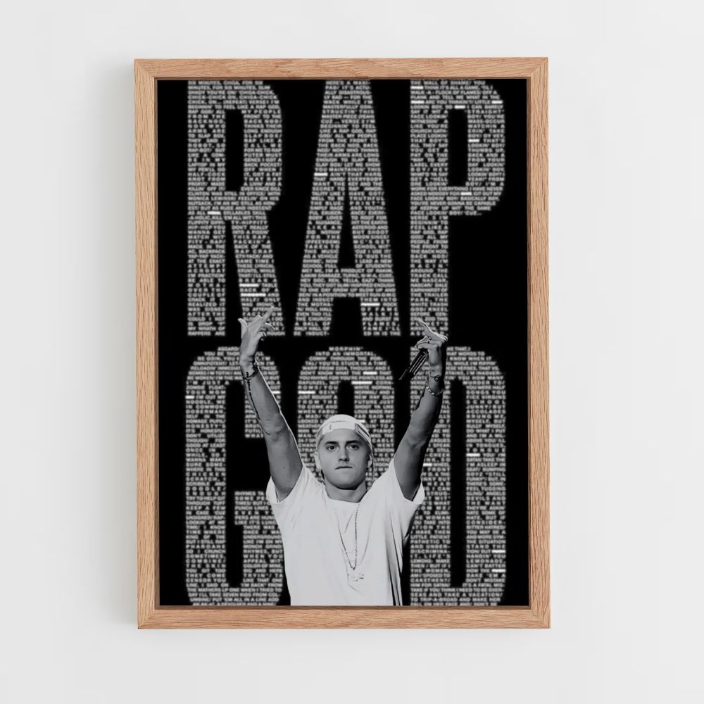 Poster Rap Gott Eminem