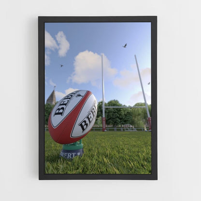 Poster England Rugbyball