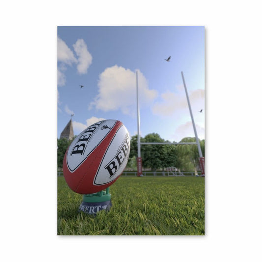 Poster England Rugbyball