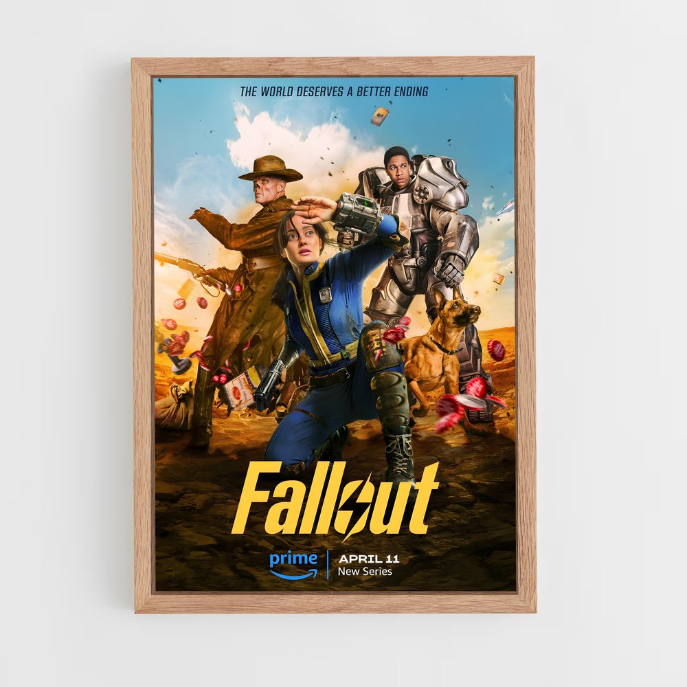 fallout-3 cadre Bois clair