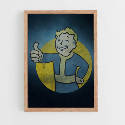 fallout-7 cadre Bois clair