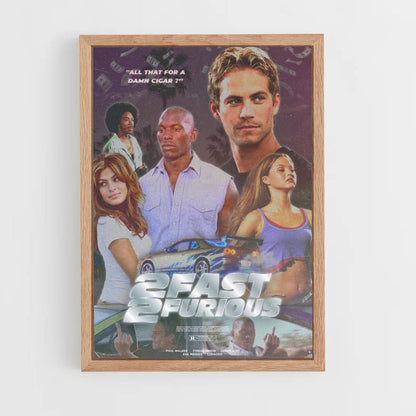 Poster 2 Fast 2 Furious Ästhetik