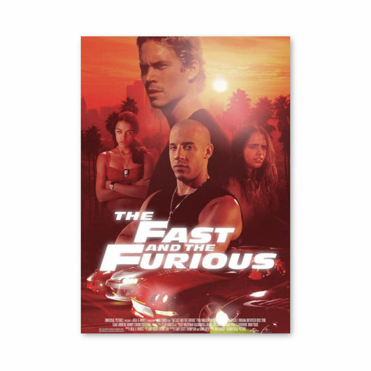 Poster The Fast and the Furious