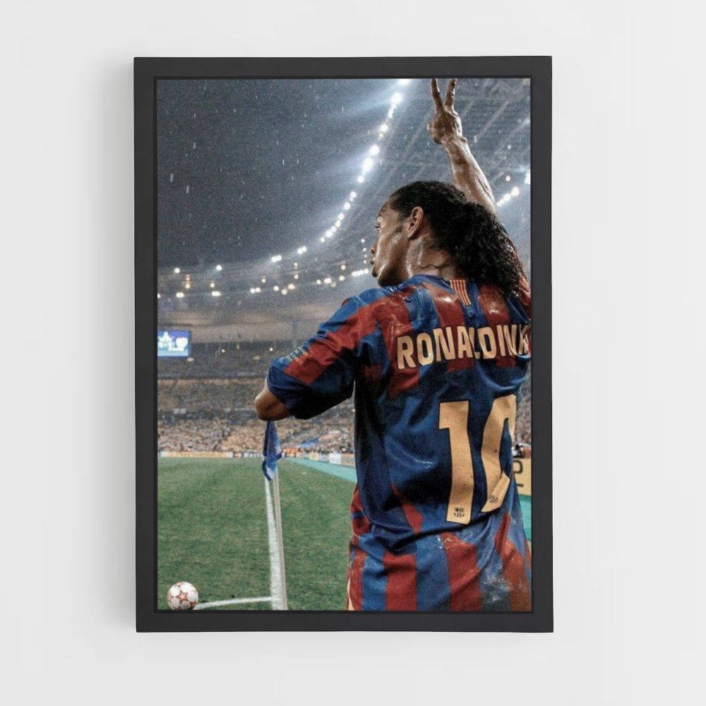 Poster Ronaldinho Barca