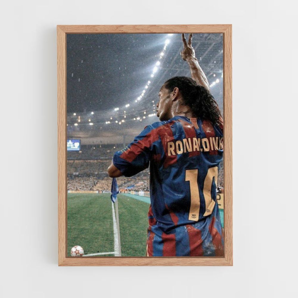 Poster Ronaldinho Barca