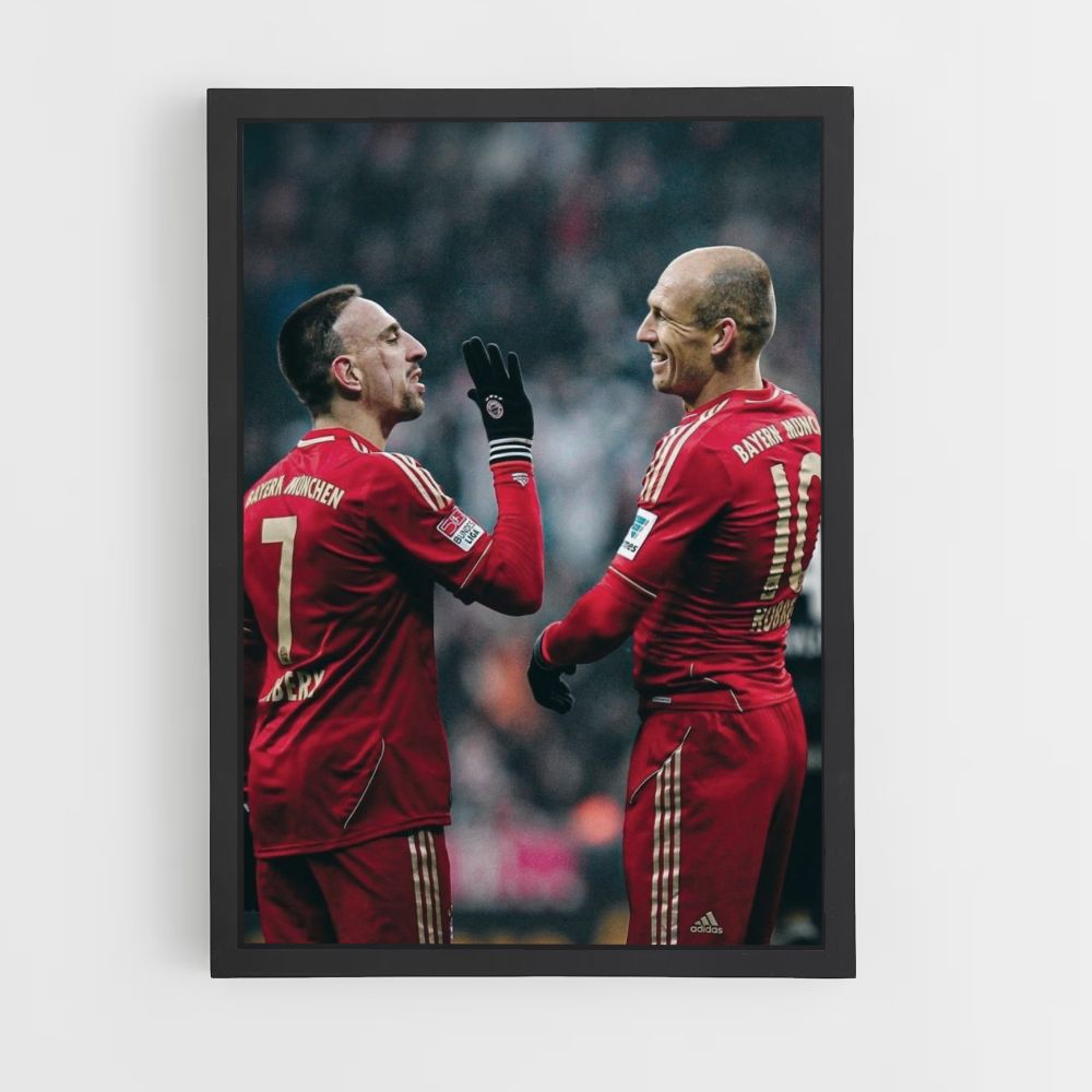 Poster Bayern München Rot