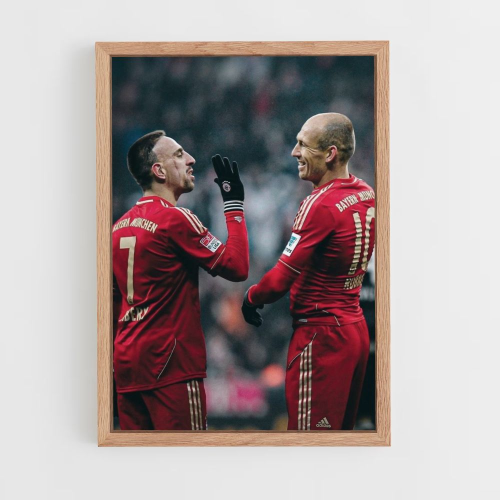 Poster Bayern München Rot