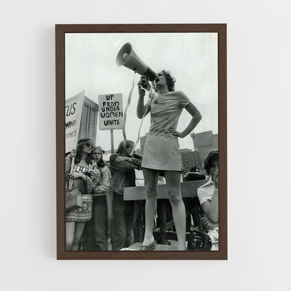 feminist-1 cadre Bois foncé