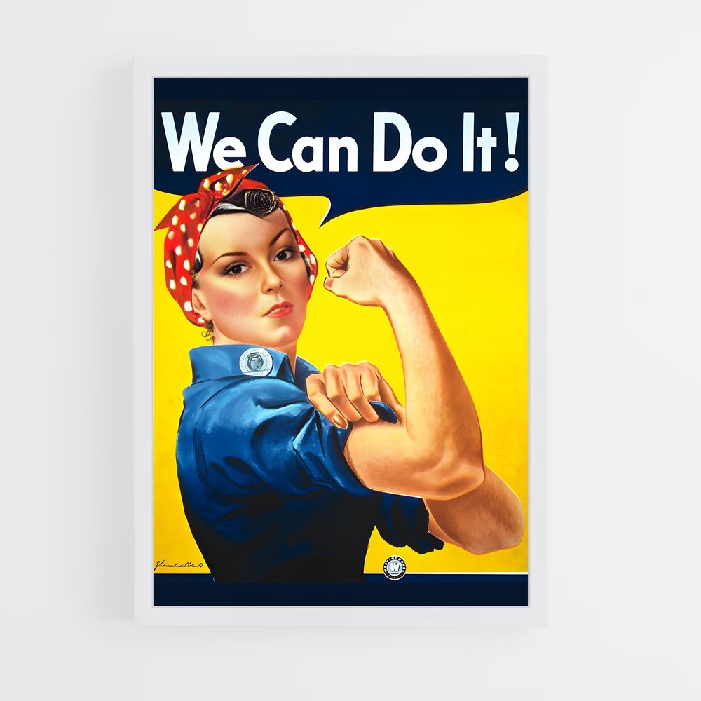 feminist-2 cadre Blanc