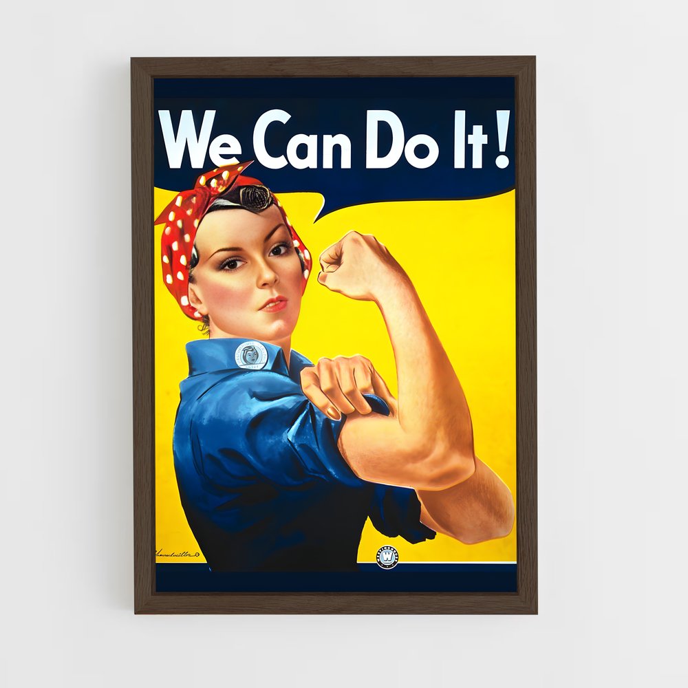 feminist-2 cadre Bois foncé