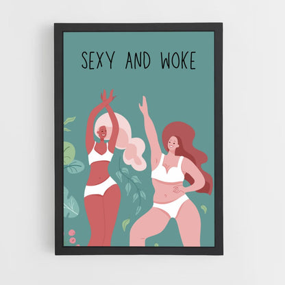 Poster Sexy und aufgewacht