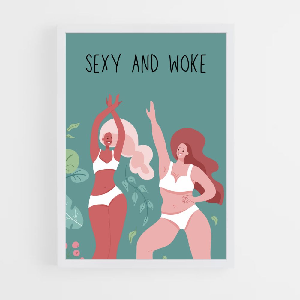 Poster Sexy und aufgewacht