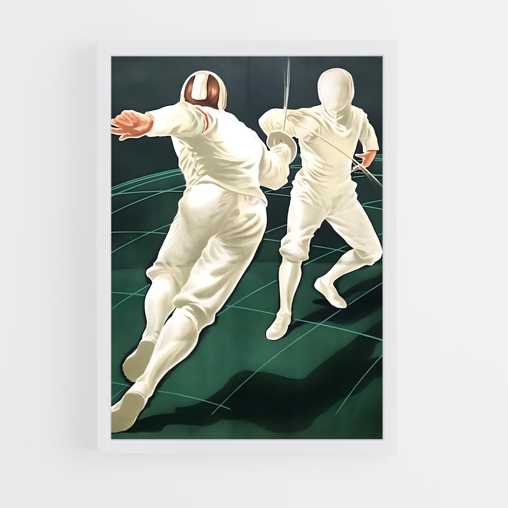 fencing-10 cadre Blanc