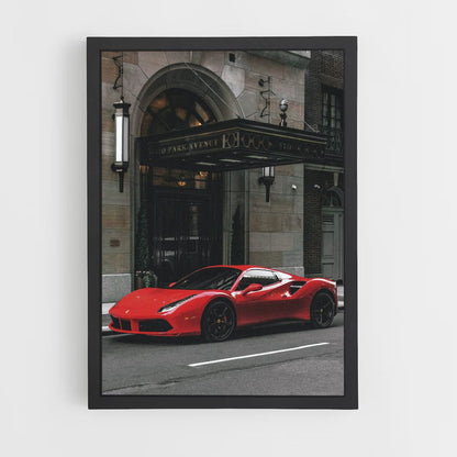 Poster F488 rot