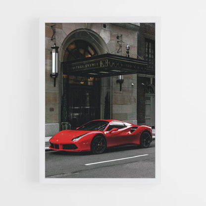 Poster F488 rot